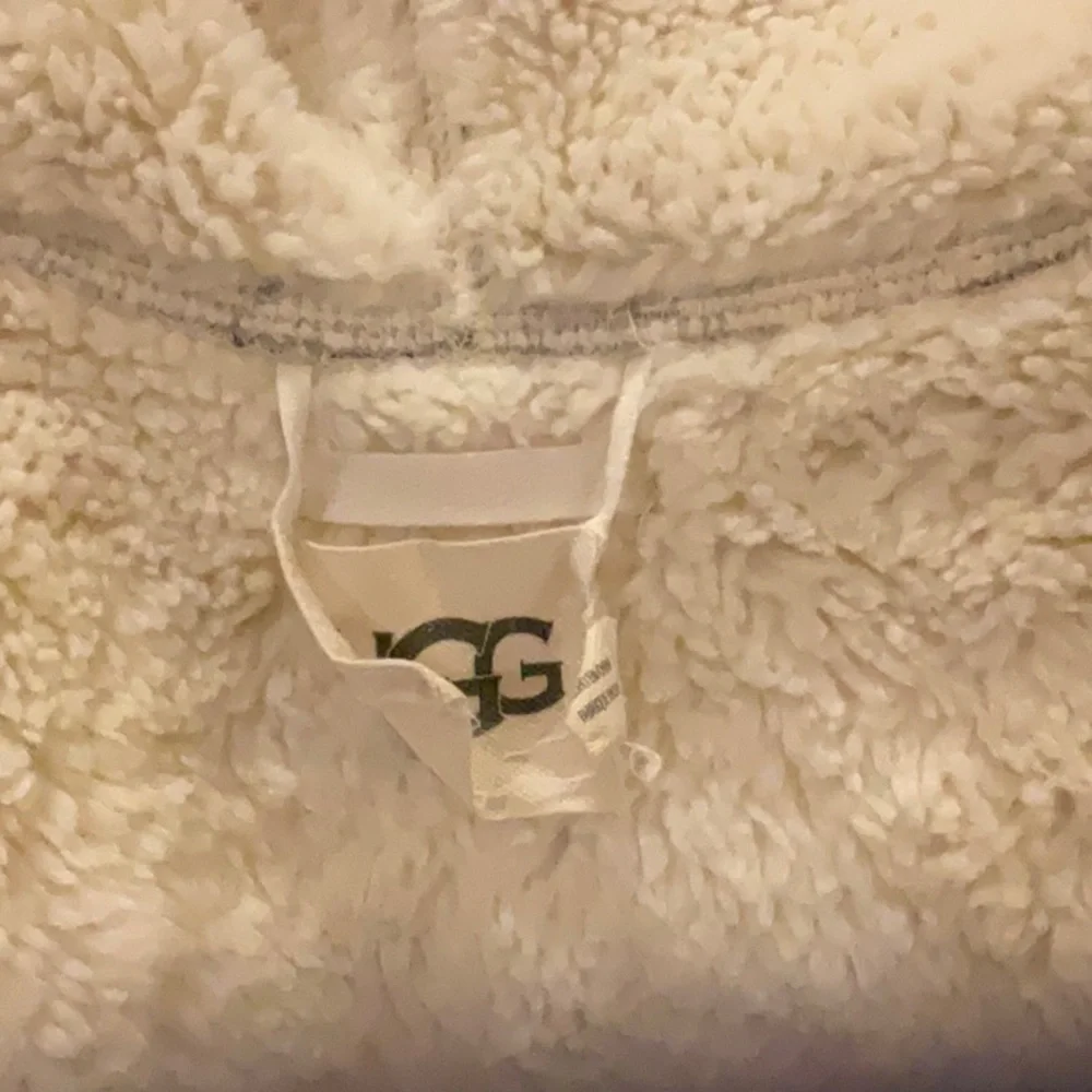 Heather Gray Fur Lined  Ugg Robe - Picture 3 of 3